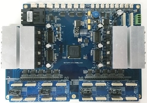 I3200 Gigabit Network Inkjet Printer Board Kit For Textile Digital Oval Printer